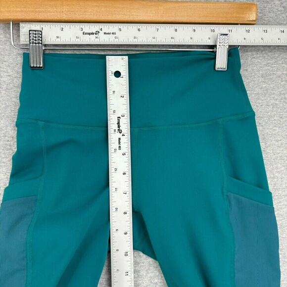 Fabletics Leggings Womens XS Aqua Athletic Gym Yoga Running Activewear Pants - Picture 8 of 12